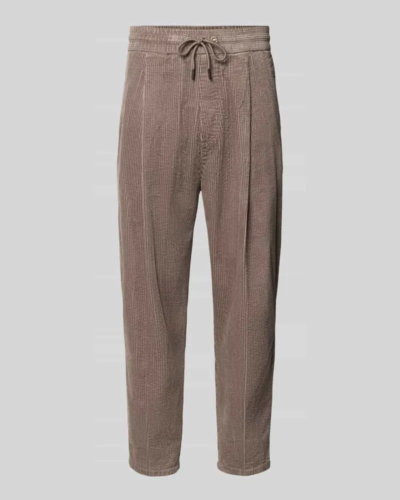 Marc O'Polo Relaxed Fit Cordhose aus reiner Baumwolle Modell 'VIGGO CROPPED Beige
