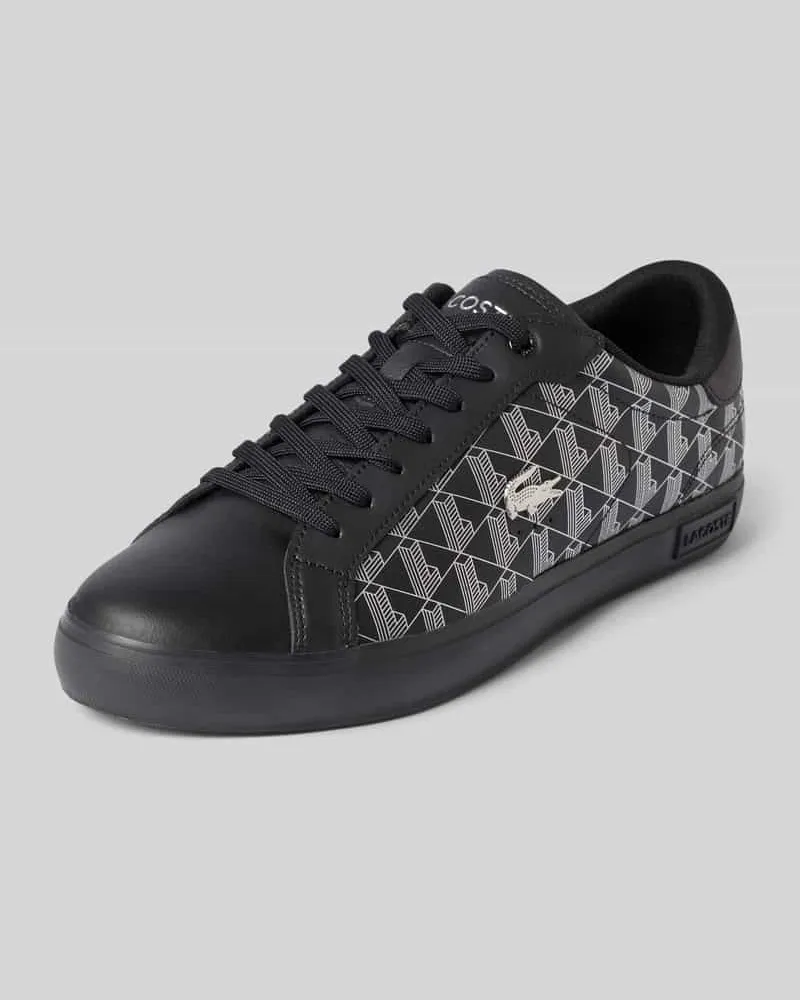 Lacoste Sneaker aus echtem Rindsleder Black