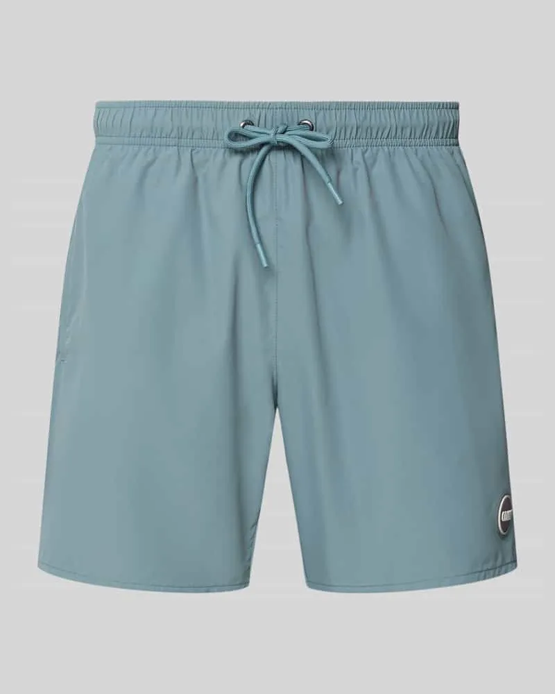 Colmar Badehose mit elastischem Bund Modell 'Solid Rauchblau