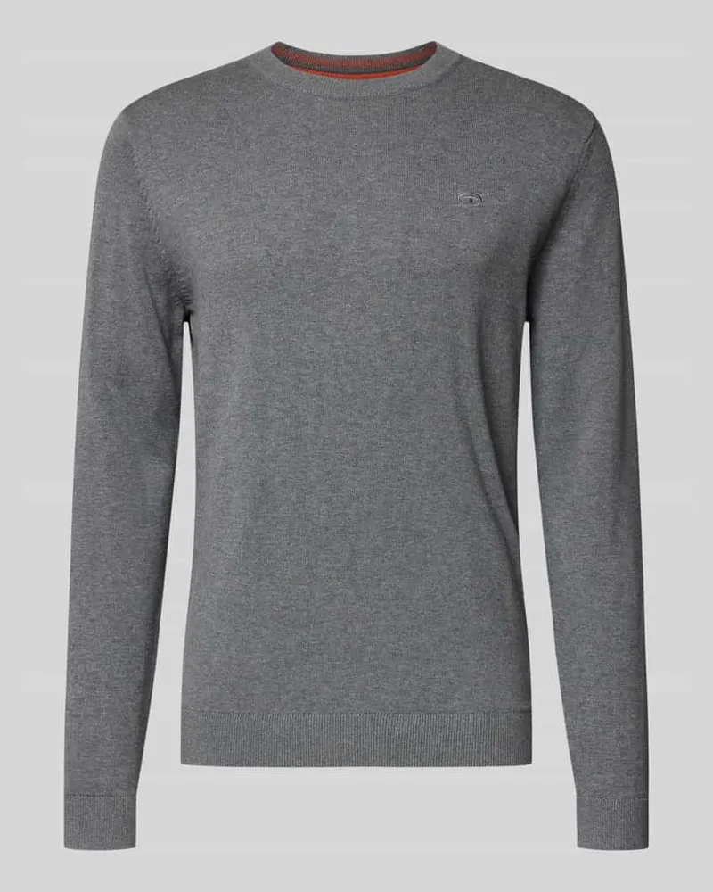 Tom Tailor Regular Fit Strickpullover aus reiner Baumwolle 