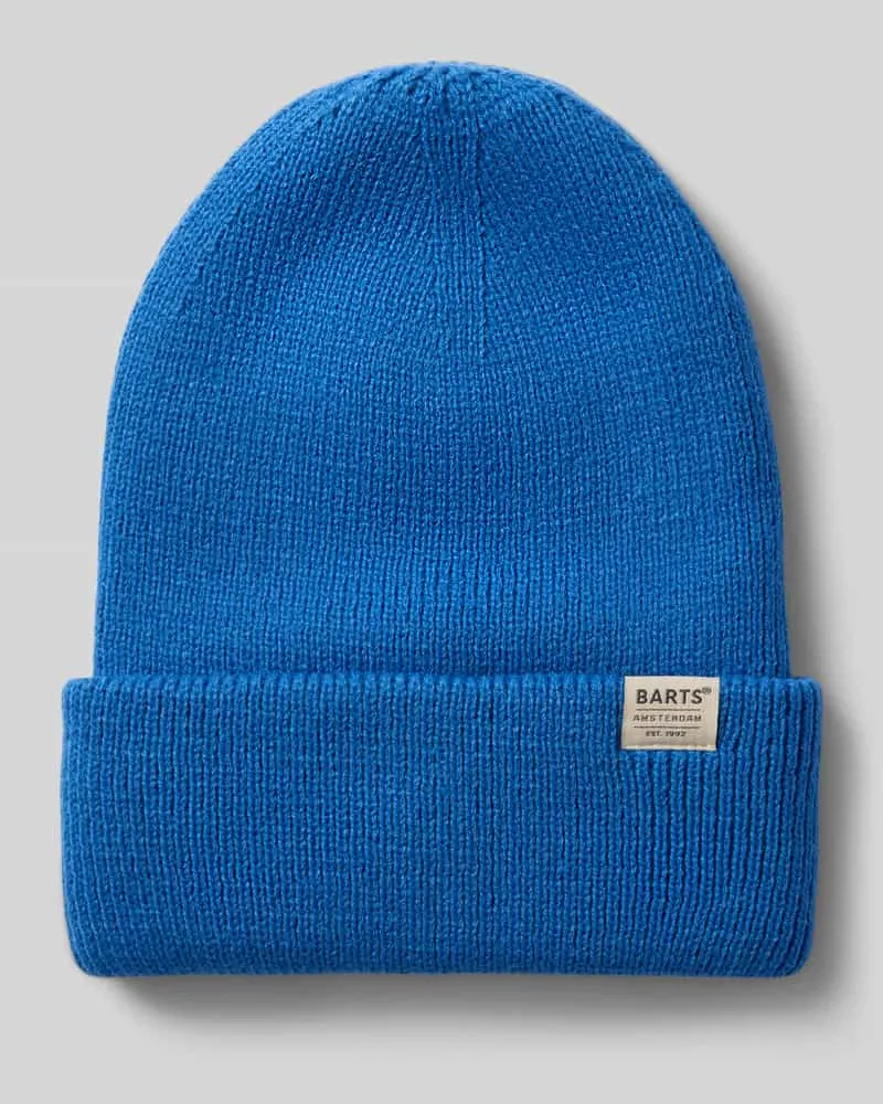 Barts Mütze mit Label-Detail Modell 'KINABALU Blau
