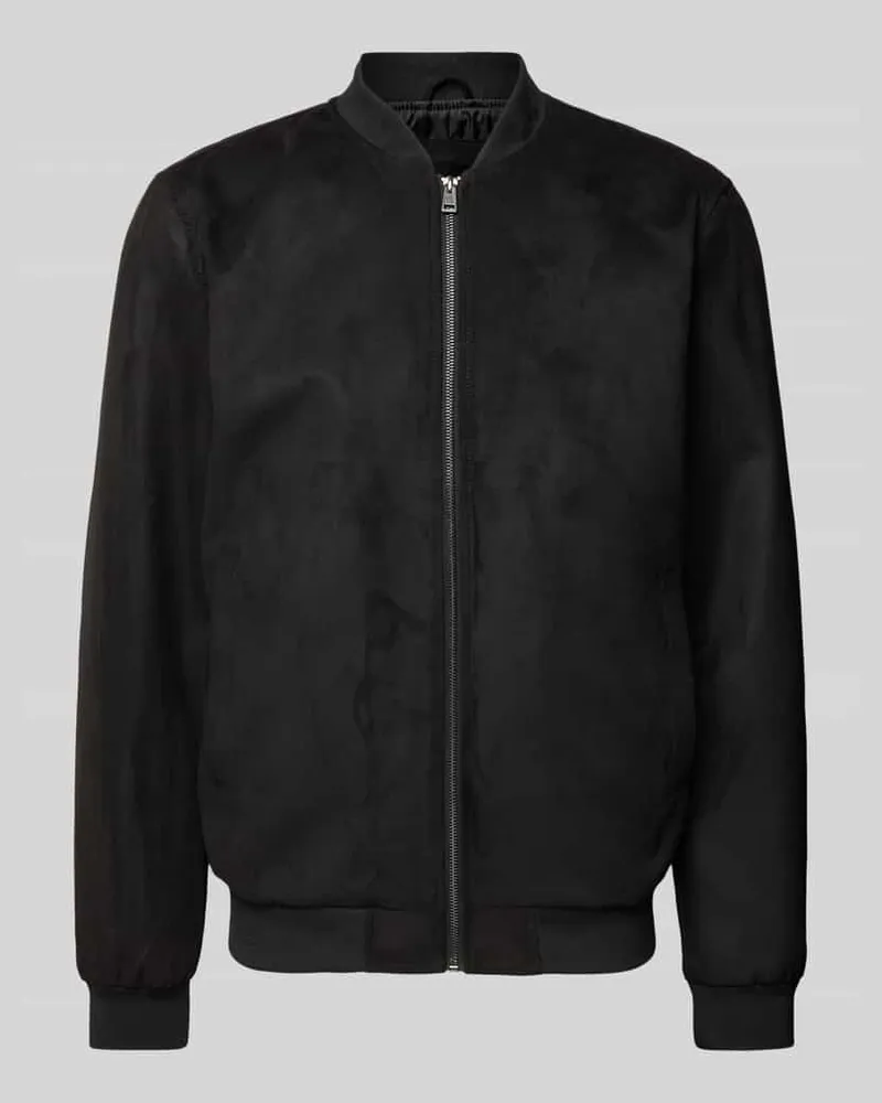 Only & Sons Bomberjacke in Leder-Optik Modell 'LUCAS Black