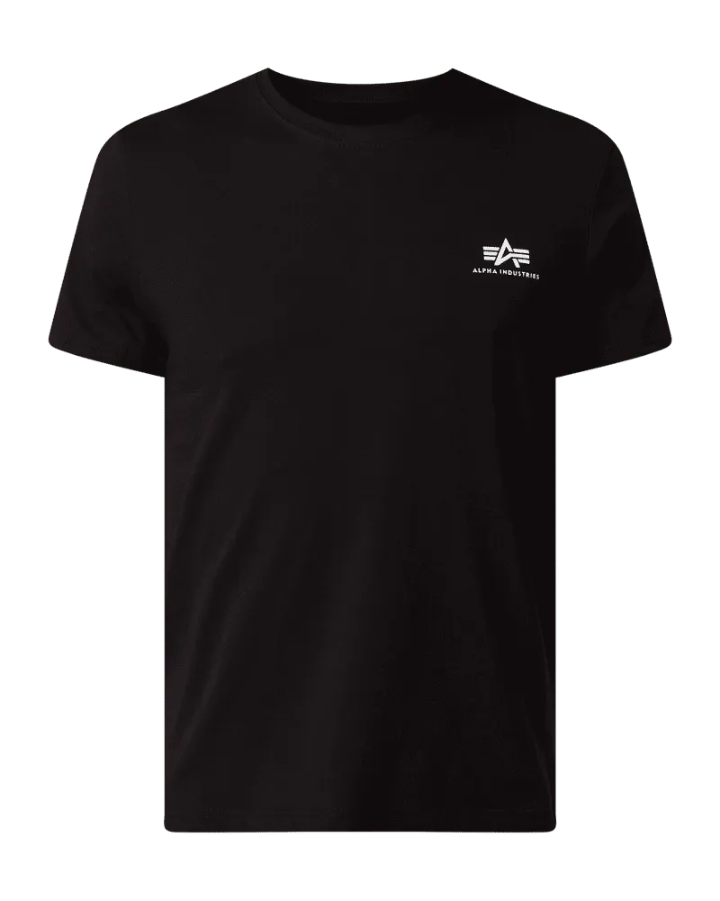 Alpha Industries T-Shirt mit Logo-Print Modell 'Basic T 
