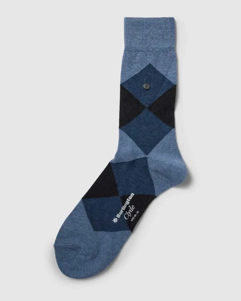 Burlington Socken mit Allover-Muster Modell 'Clyde 