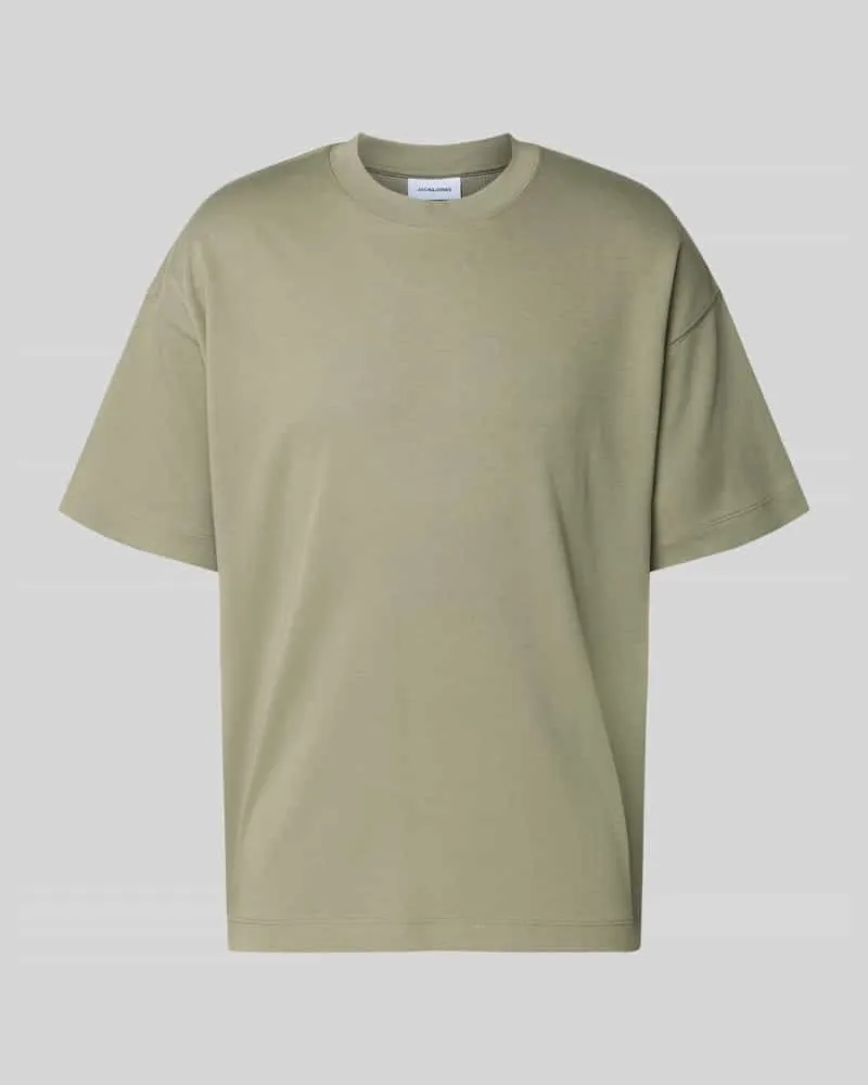 Jack & Jones T-Shirt mit Rundhalsausschnitt Modell 'BARRON Hellgruen