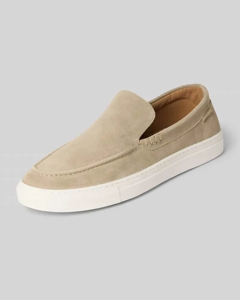 PS Poelman Loafers mit Label-Detail Beige