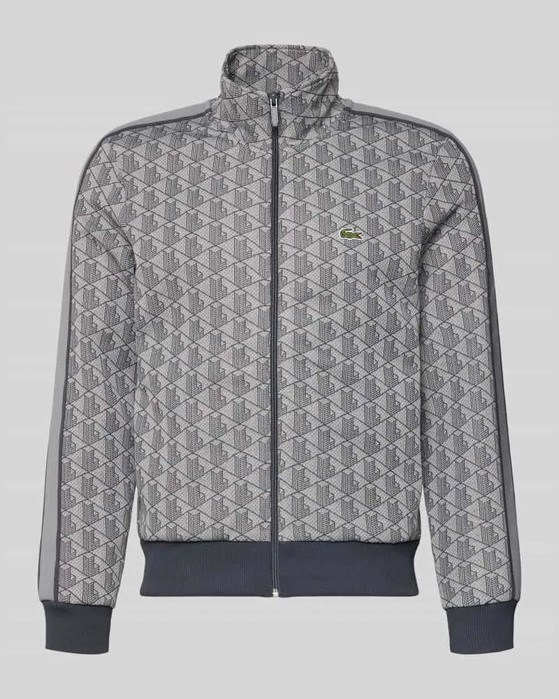 Lacoste Regular Fit Sweatjacke mit Baumwoll-Anteil Black