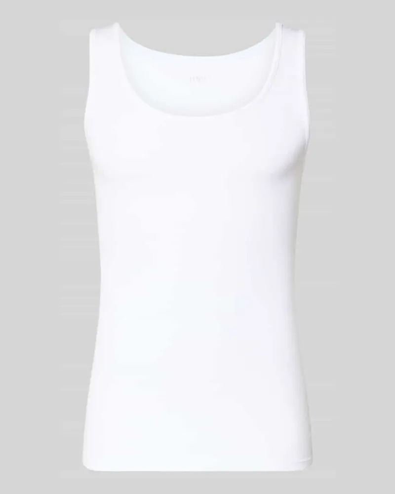 Mey Tanktop im unifarbenen Design Weiss