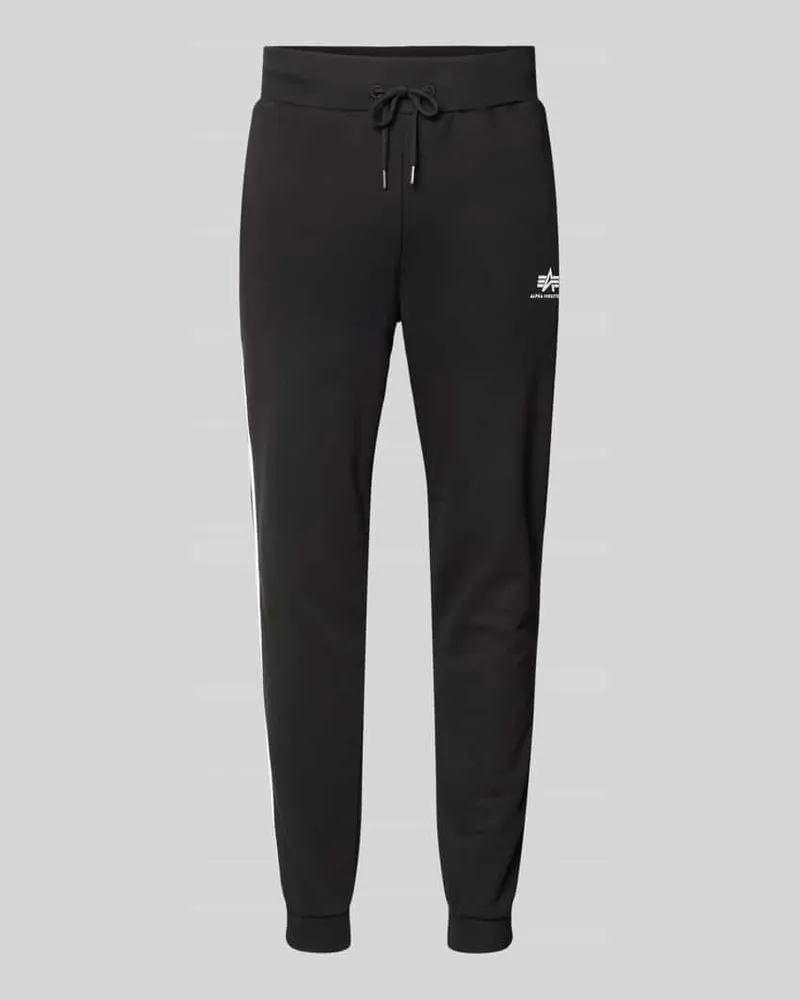Alpha Industries Sweatpants mit Logo Black
