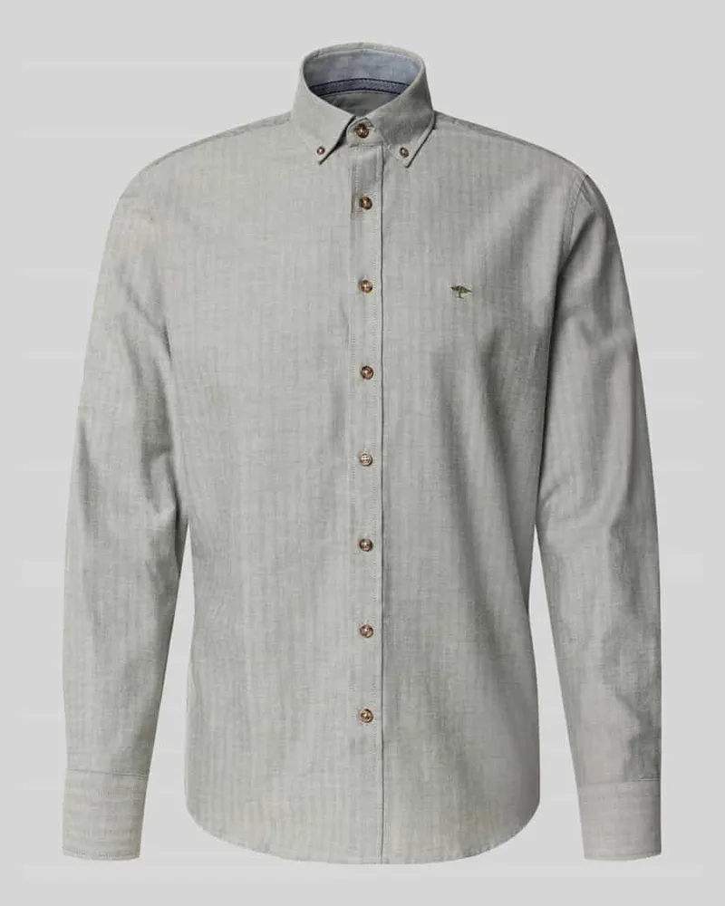 Fynch-Hatton Regular Fit Freizeithemd mit Button-Down-Kragen 