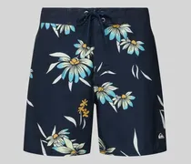 Badeshorts im Allover-Look