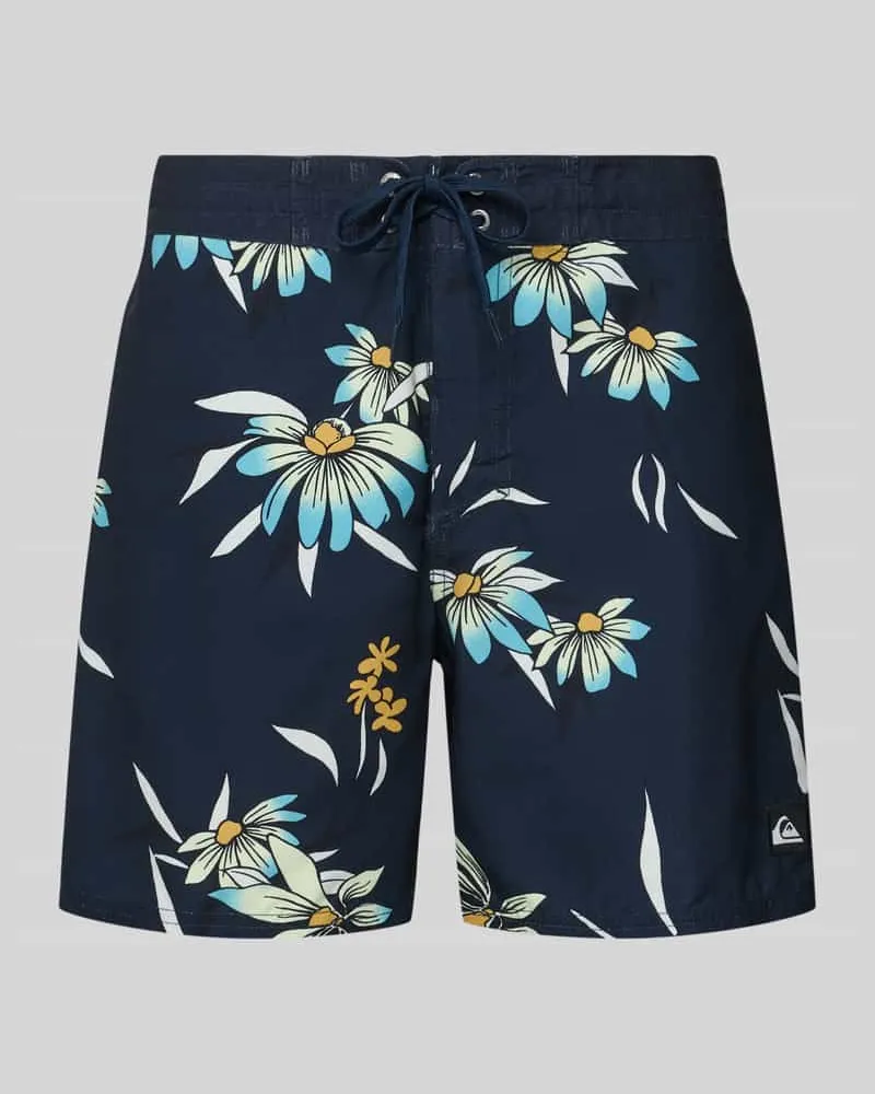Quiksilver Badeshorts im Allover-Look Marine