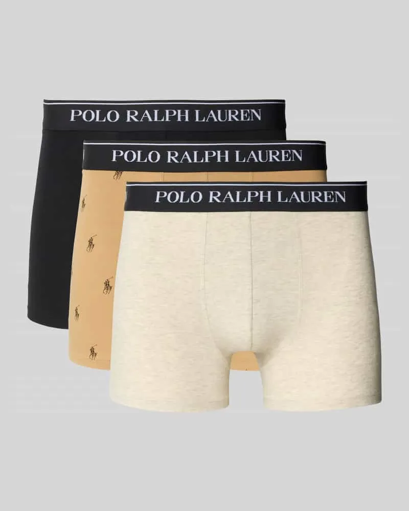 Ralph Lauren Trunks mit elastischem Logo-Bund im 3er-Pack 