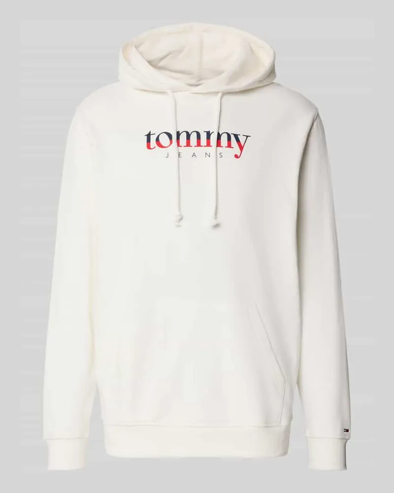 Tommy Hilfiger Regular Fit Hoodie aus reiner Baumwolle 