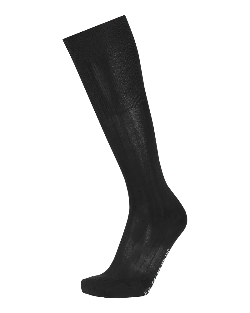 Falke Socken mit Label-Detail Modell 'MILANO Black