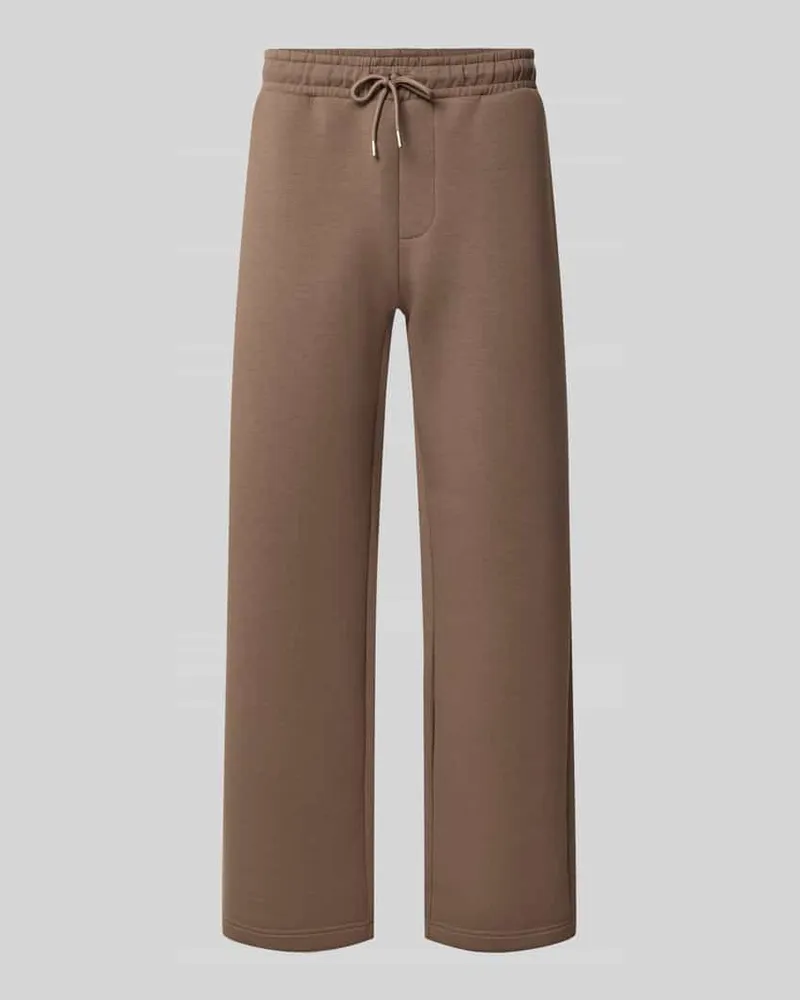 Jack & Jones Regular Fit Sweatpants aus Material-Mix Modell 'BILL LEGACY Khaki