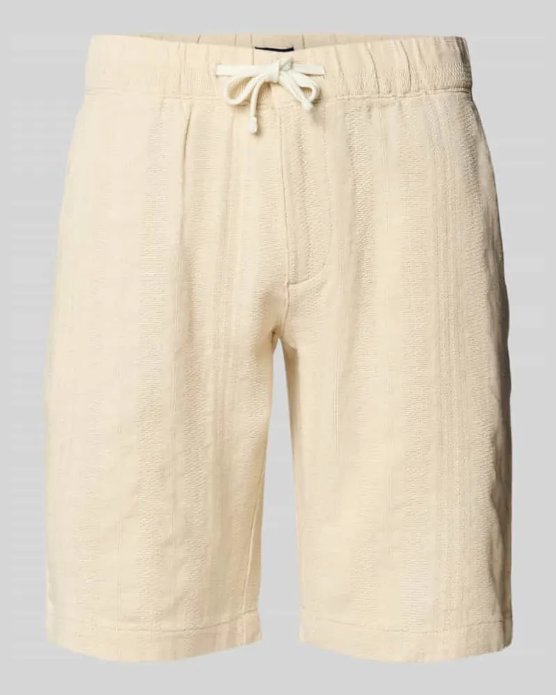McNeal Bermudas mit elastischem Bund Offwhite