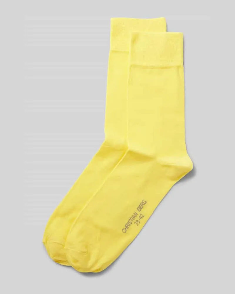 Christian Berg Socken mit Label-Detail 
