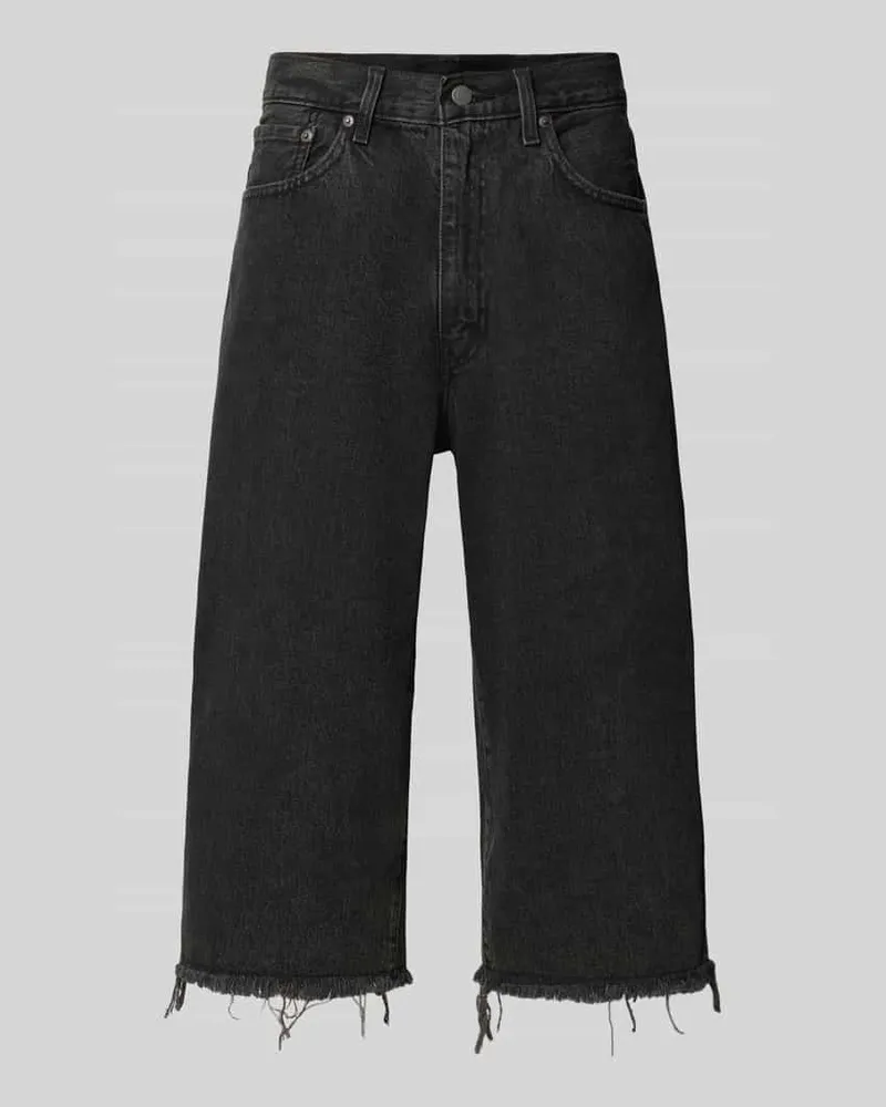Levi's Relaxed Fit Bermudas mit Fransen Modell '478 BAGGY CAPRI 