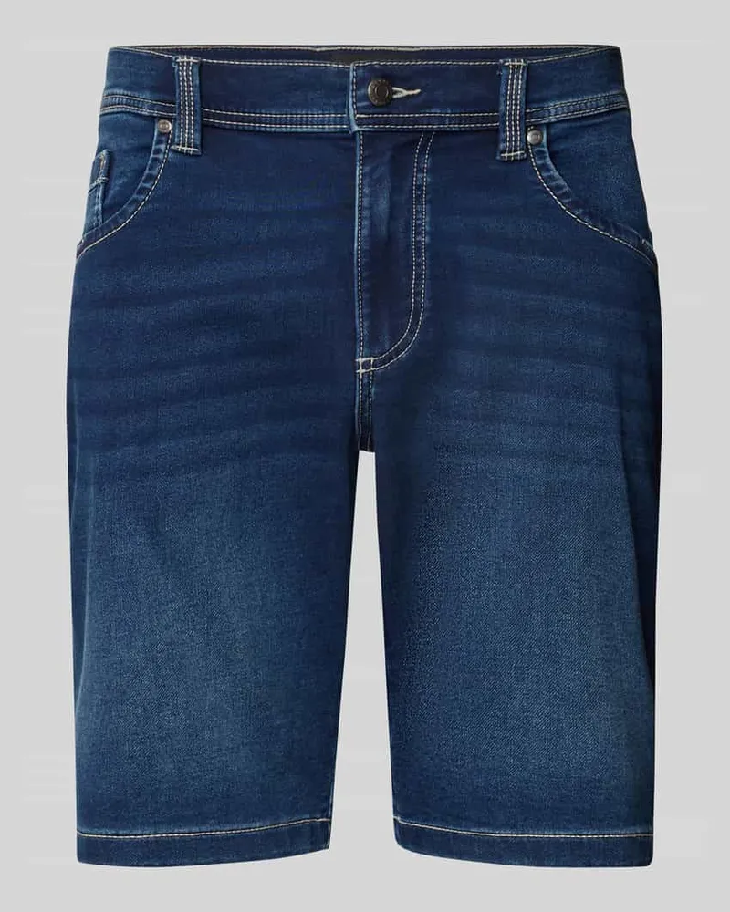 Bugatti Modern Fit Jeansshorts im 5-Pocket-Design 