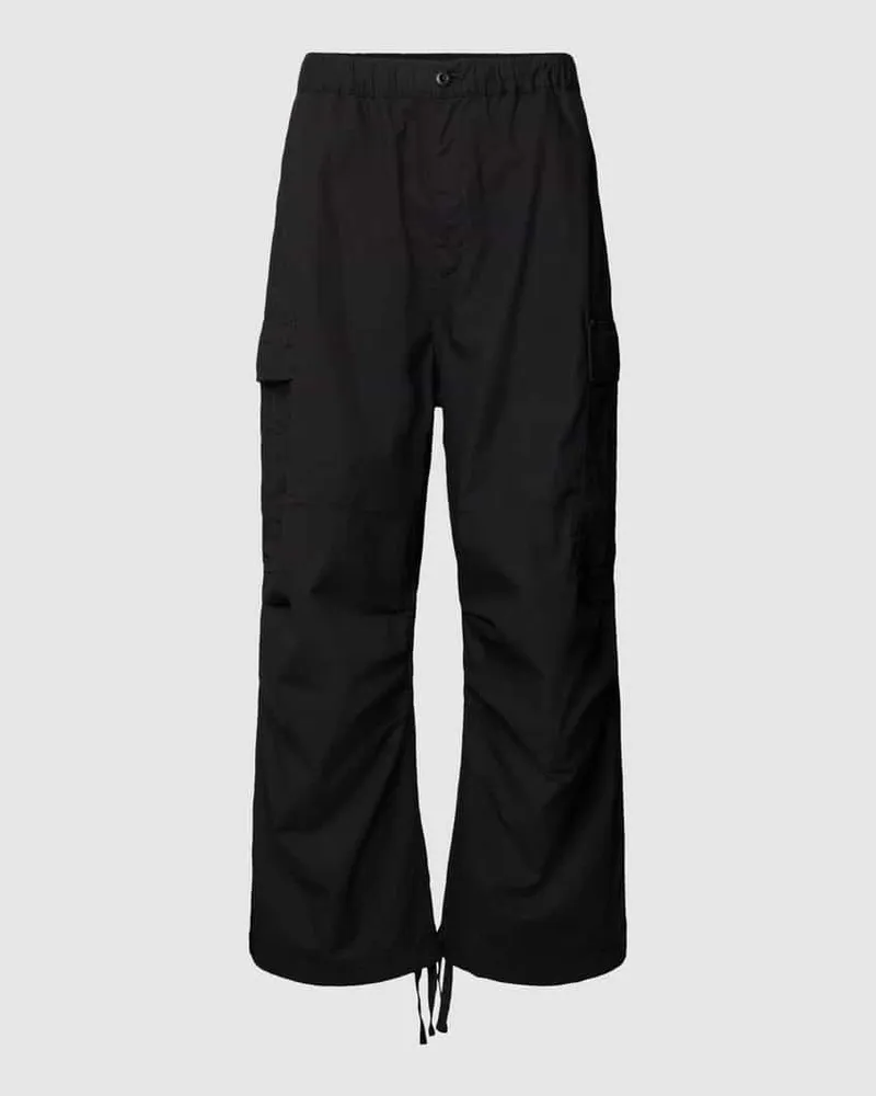 Carhartt WIP Cargohose mit elastischem Bund Modell 'JET Black