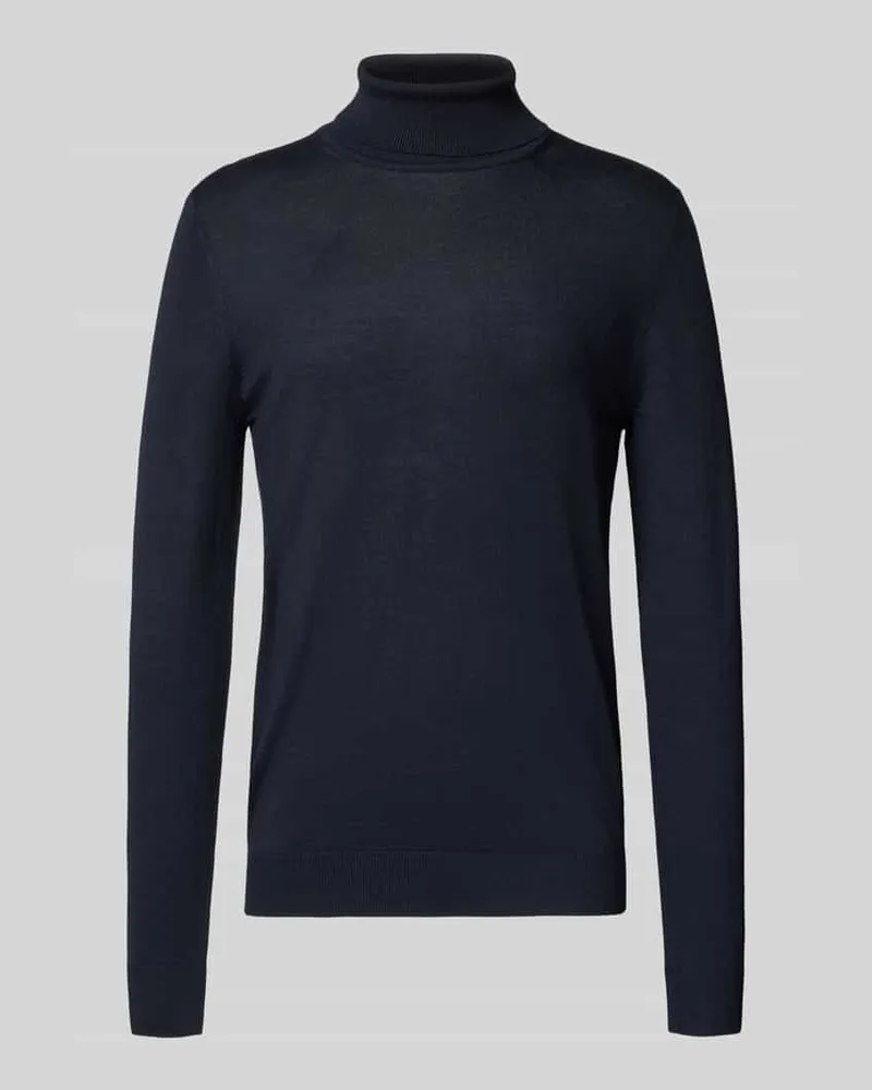 Christian Berg Wollpullover mit Rollkragen 