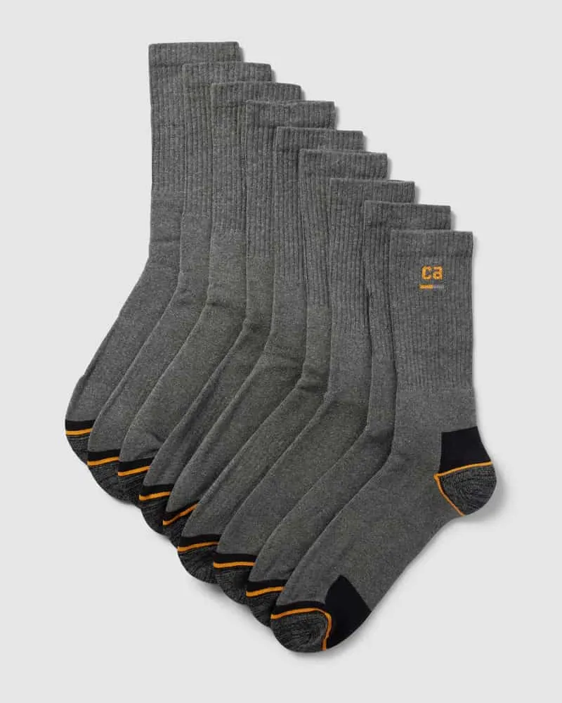 Camano Socken mit Label-Print im 9er-Pack 