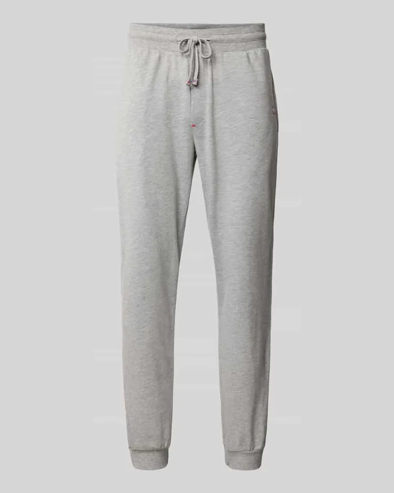 HOM Sweatpants in unifarbenem Design 