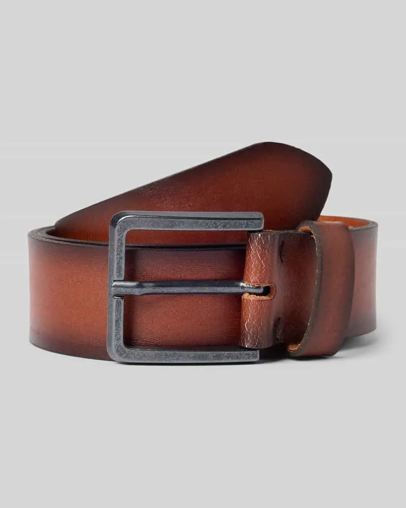 Lloyd Belts Ledergürtel mit Dornschließe Cognac
