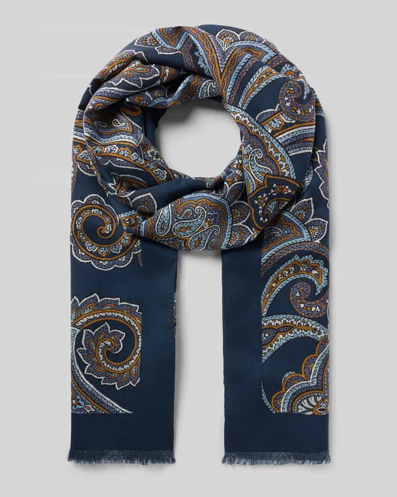 Altea Schal mit Paisley-Muster Bleu