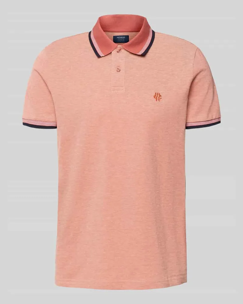 McNeal Poloshirt mit Label-Stitching 