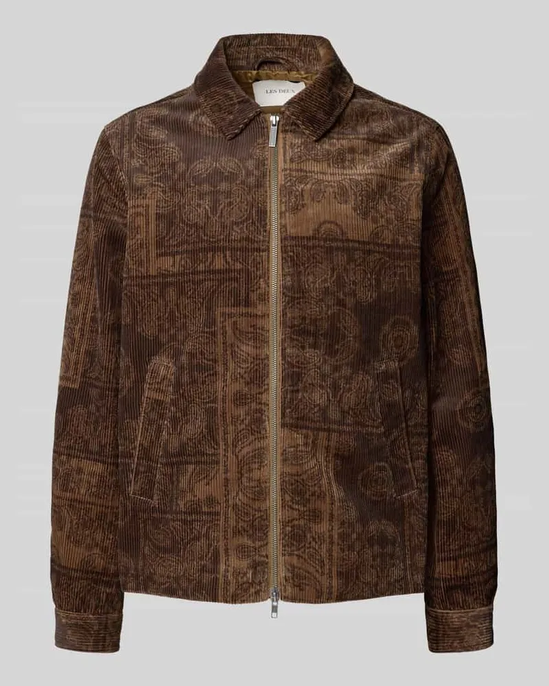LES DEUX Cordjacke mit Zweiwege-Reißverschluss Modell 'Marchall 