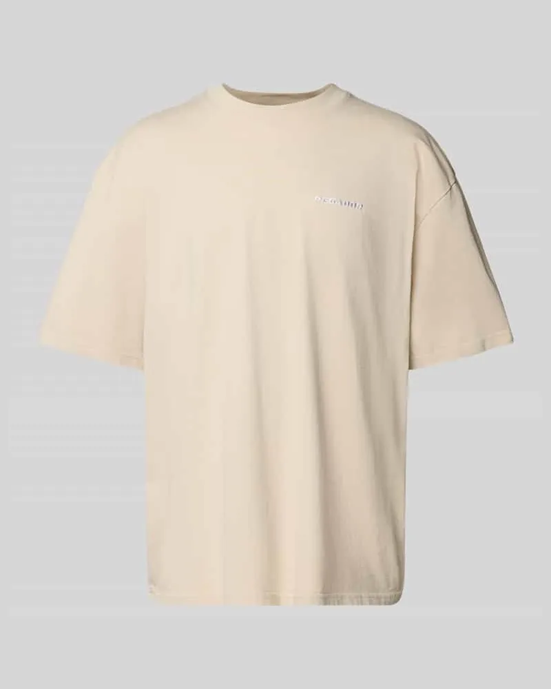 PEGADOR Oversized T-Shirt mit Label-Stitching 