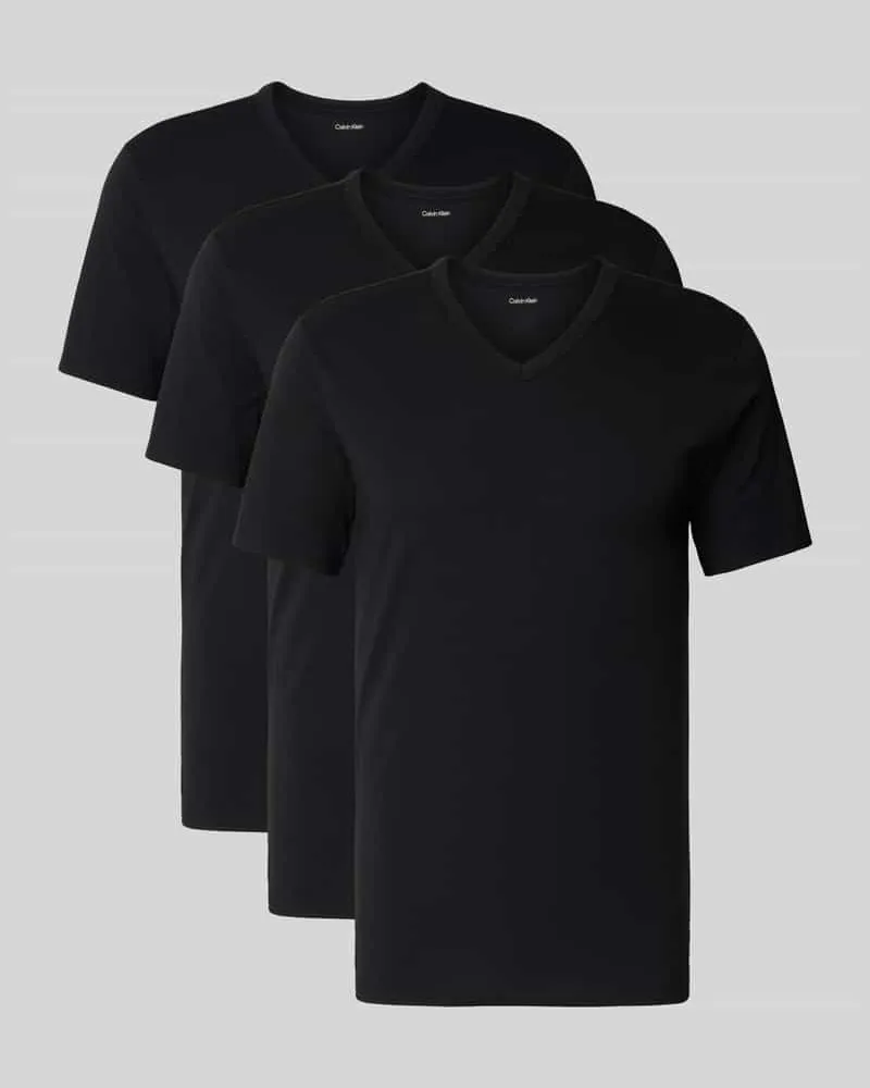 Calvin Klein T-Shirt mit elastischem Logo-Bund im 3er-Pack 