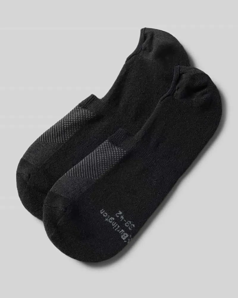 Burlington Sneakersocken mit Strukturmuster Modell 'Athleisure Black