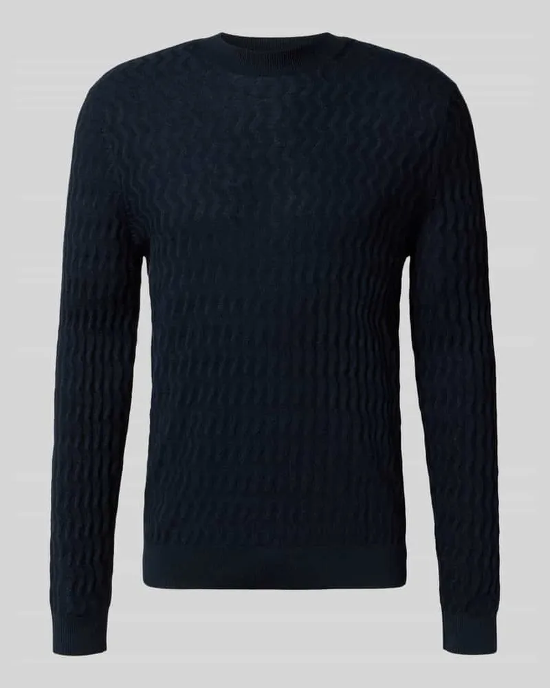 Armani Exchange Wollpullover mit Strukturmuster 