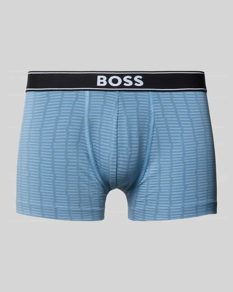 HUGO BOSS Trunks aus Baumwoll-Mix Blau