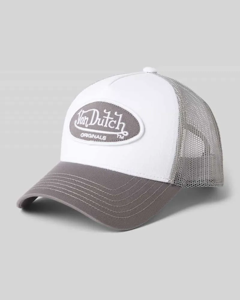 Von Dutch Basecap mit Label-Detail Weiss