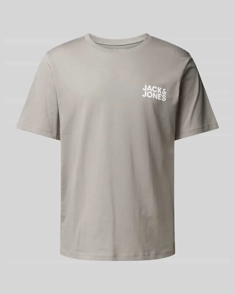 Jack & Jones T-Shirt mit Label-Print Modell 'ECORP 