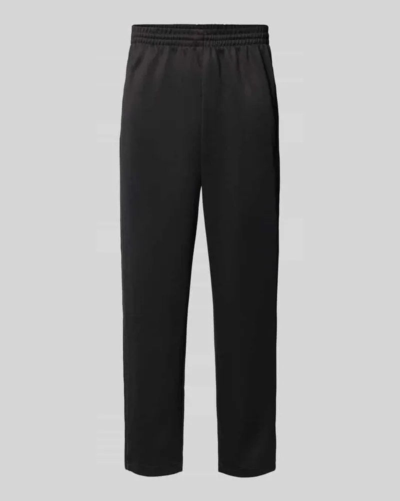 adidas Straight Fit Sweatpants mit elastischem Bund Black