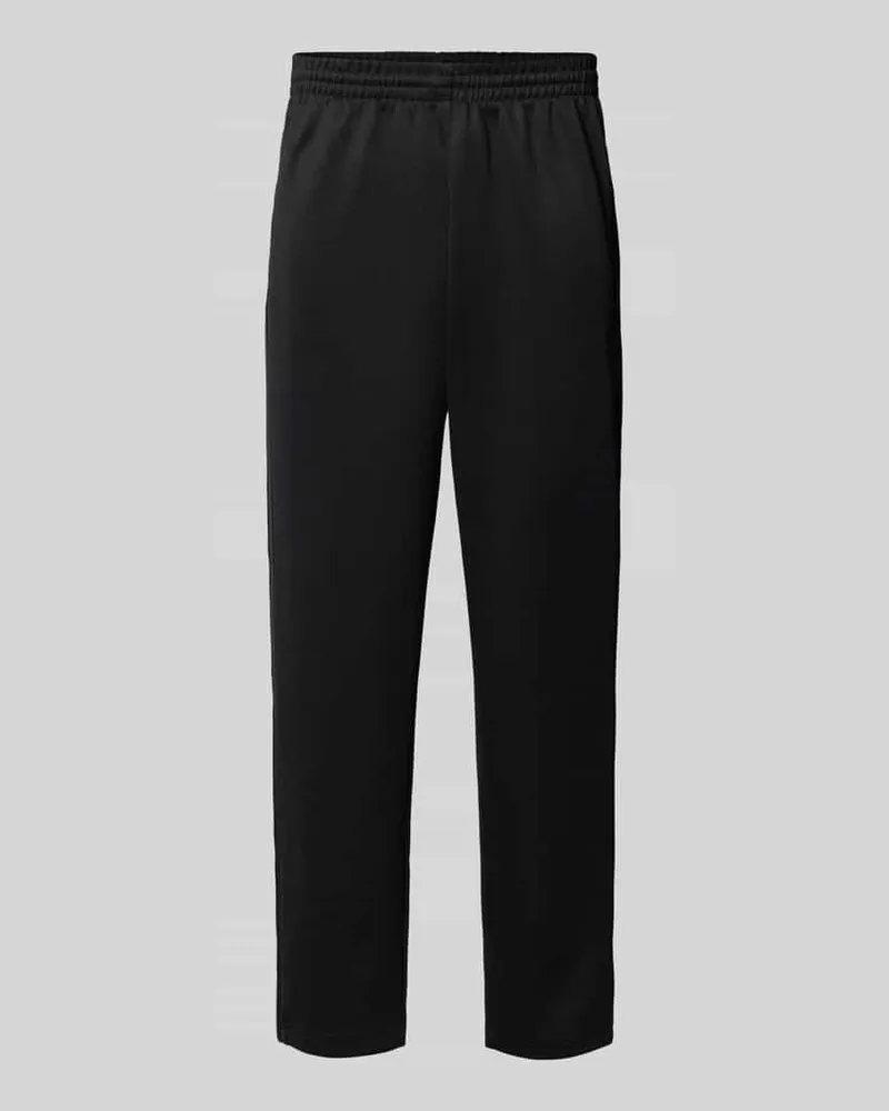 adidas Straight Fit Sweatpants mit elastischem Bund Black