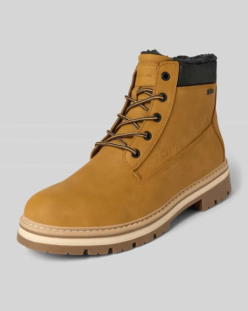Tom Tailor Boots aus wasserabweisendem Material Modell 'NAIKA Camel