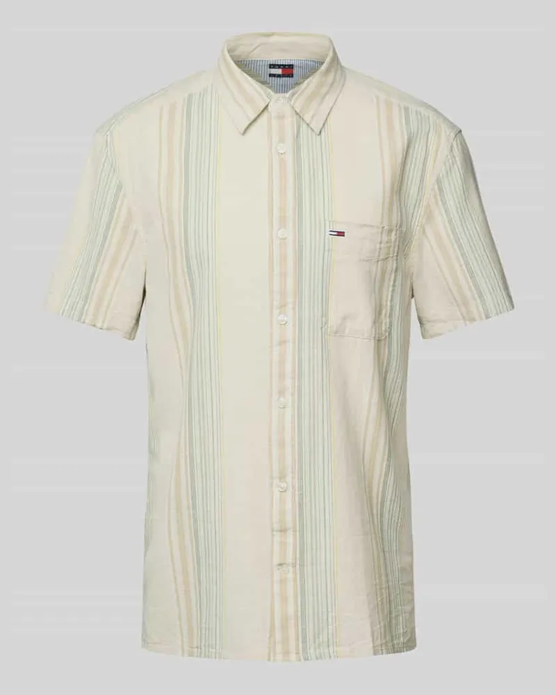 Tommy Hilfiger Regular Fit Freizeithemd aus reiner Baumwolle 
