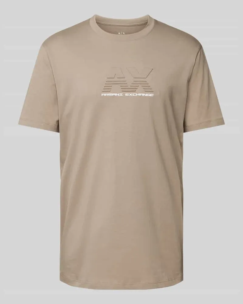 Armani Exchange T-Shirt mit Label-Print 