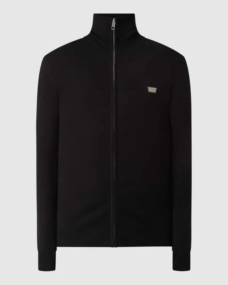 Antony Morato Strickjacke mit Stretch-Anteil Black