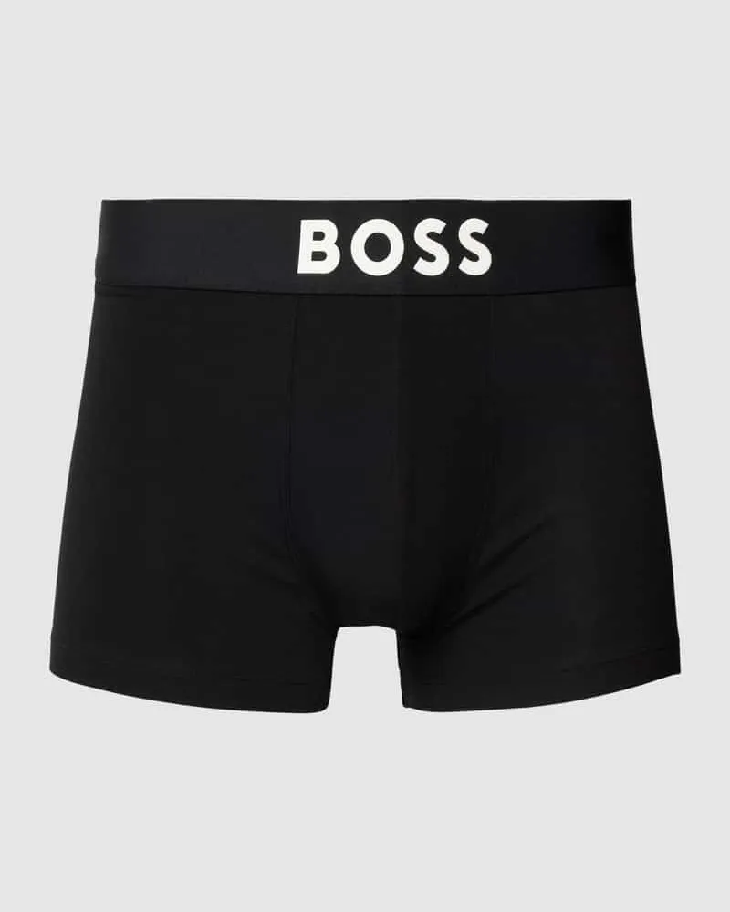 HUGO BOSS Trunks mit Label-Print Black