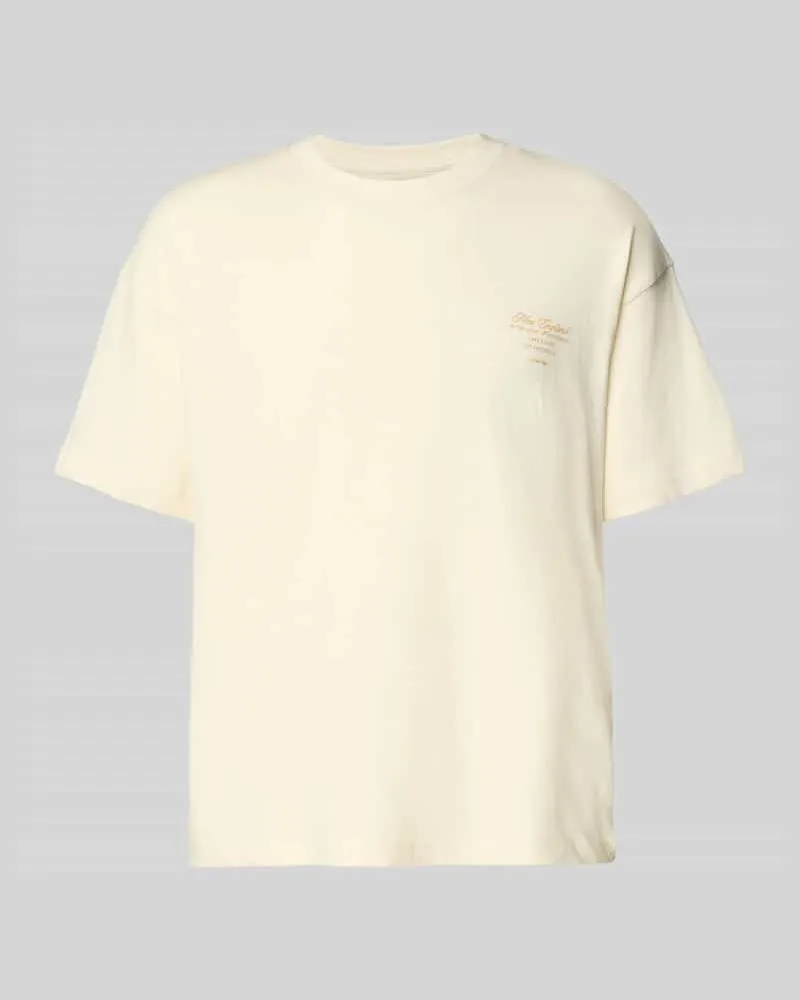 Jack & Jones T-Shirt mit Rundhalsausschnitt Offwhite