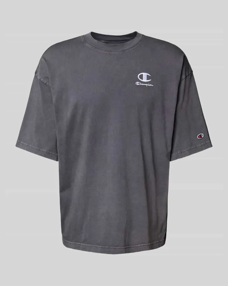 Champion Relaxed Fit T-Shirt mit Label-Stitching 