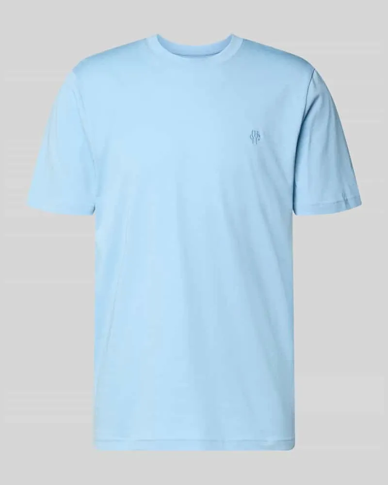 McNeal Regular Fit T-Shirt mit Logo-Stitching Sky