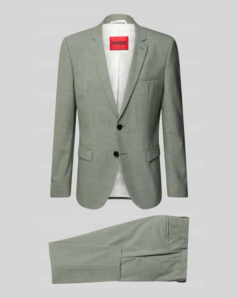 HUGO BOSS Slim Fit Anzug mit Pattentaschen Modell 'Arti/Hesten232X 